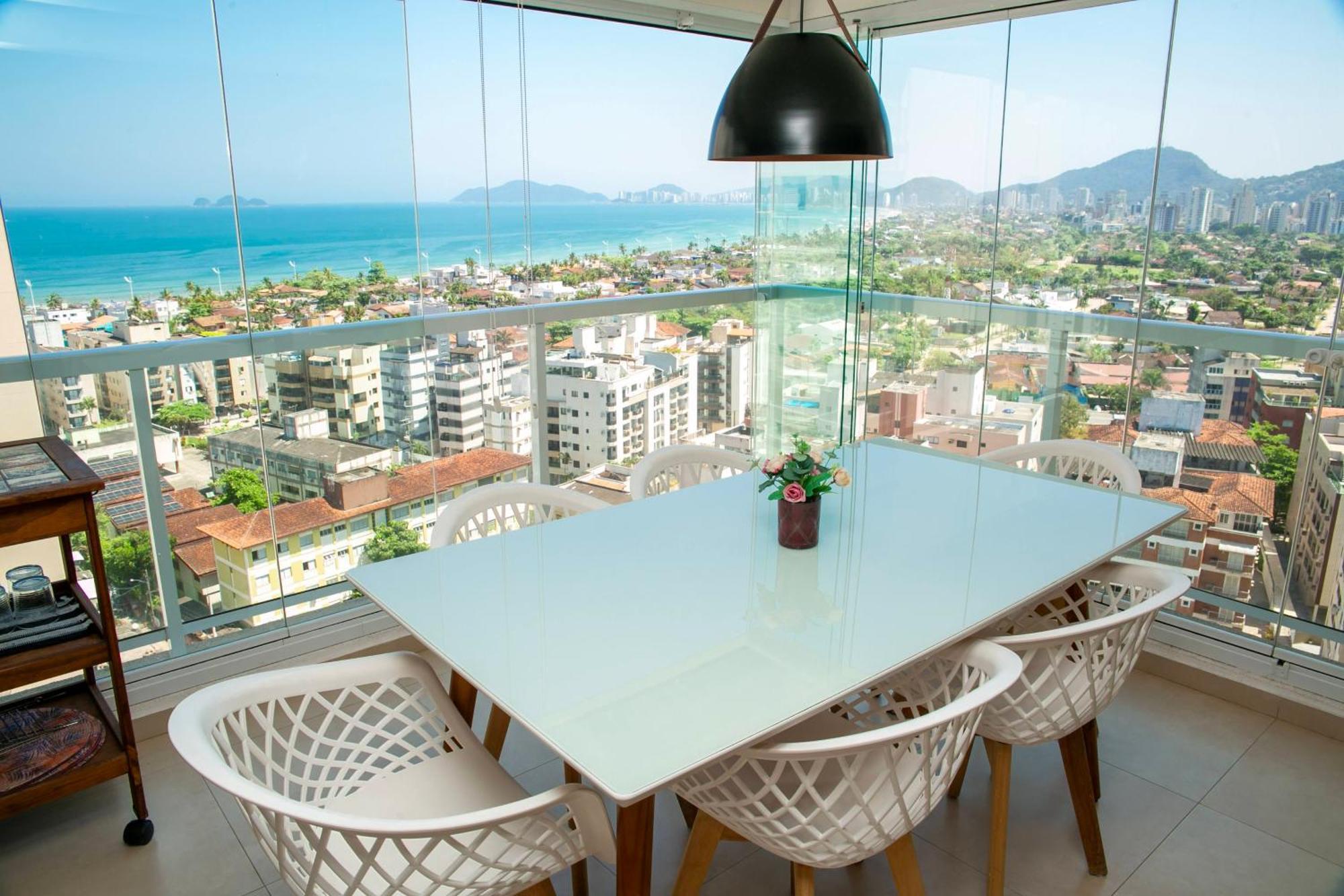 Apartamento Sol Dourado Vista Mar Guaruja Enseada Exteriör bild